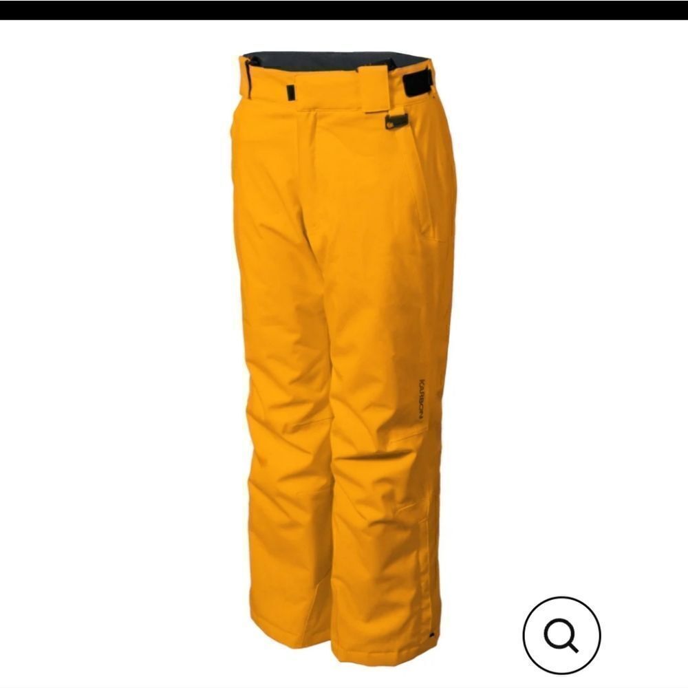 KARBON ORANGE STINGER SKI PANTS, SIZE 8